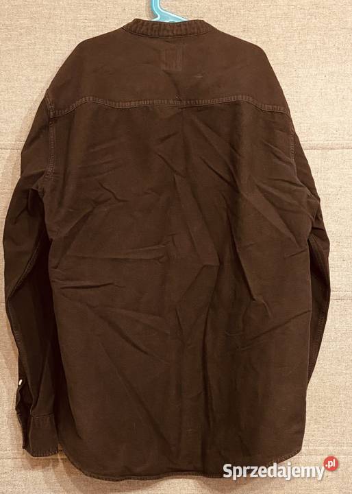 Czarna męska koszula z długim rękawem ZARA Żyrardów