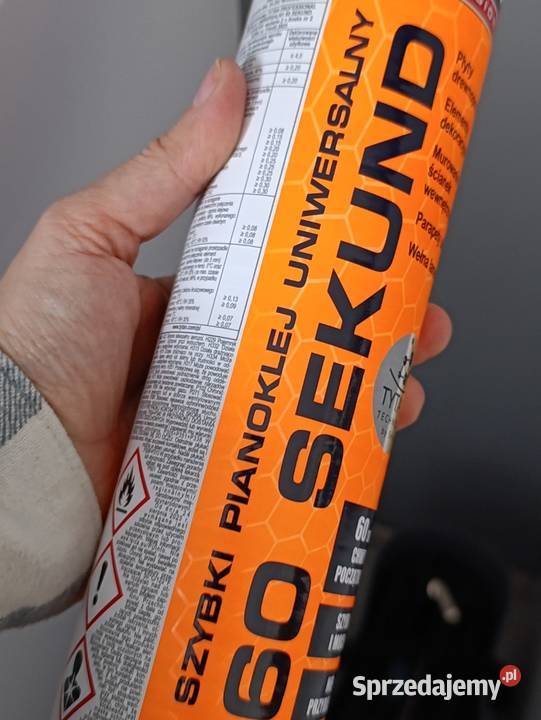 klej szybki pianoklej 60 sekund Poznań sprzedam