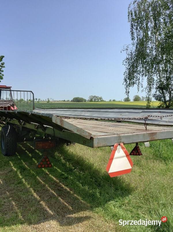 Przyczepa do słomy sianokiszonki platforma nowe Tuchola