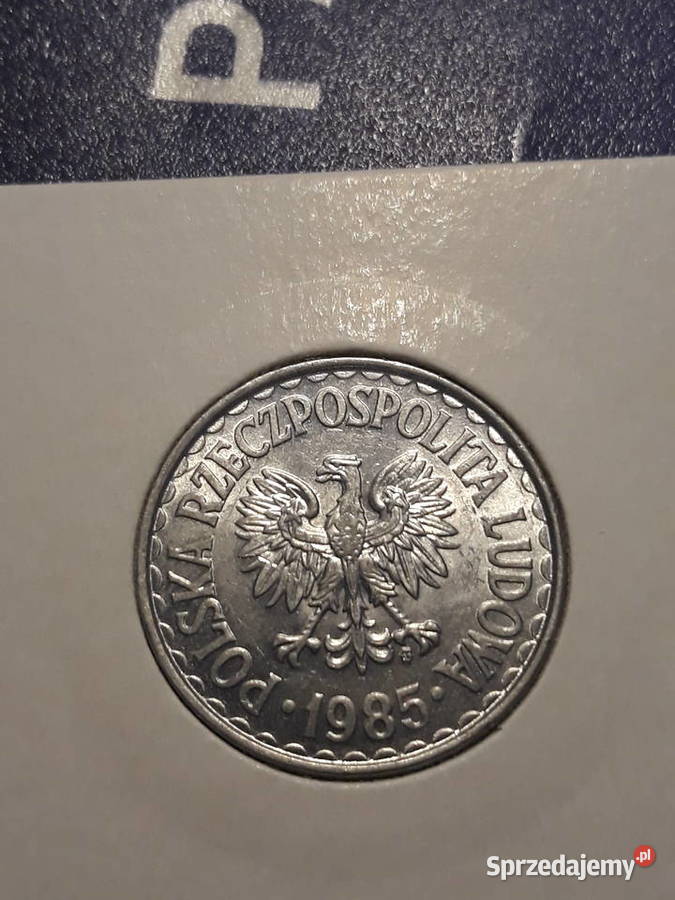 1 złoty 1985 r 6 około mennicze