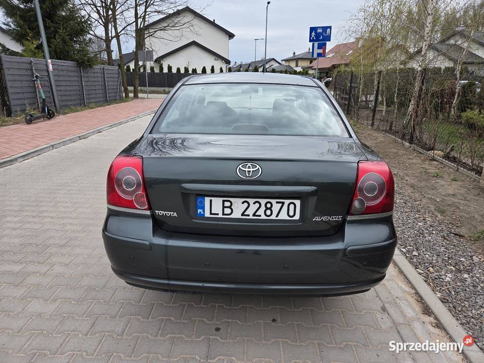 Toyota Avensis T25 18 VVTi sedan 200607r lift Samochody osobowe Grodzisk Mazowiecki