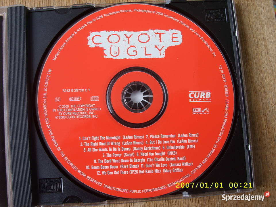 COYOTE UGLYVARIOUSARTIST ROCK CD dolnośląskie Wołów