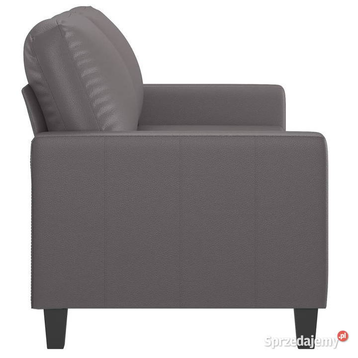 2osobowa sofa szary 140 sztuczna skóra WM359139 sprzedam