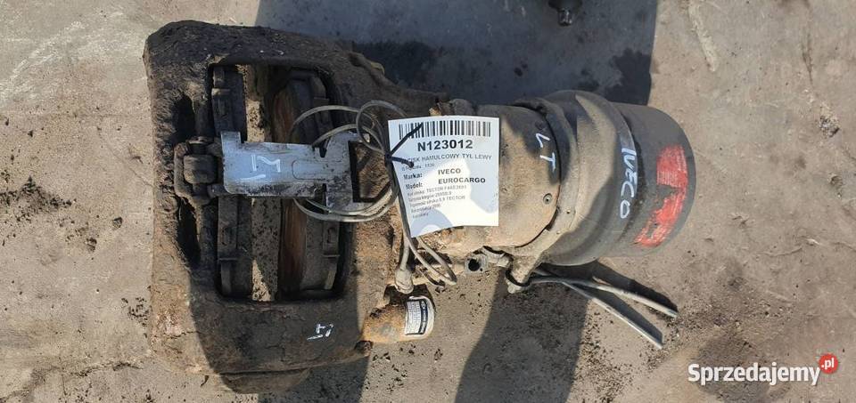 ZACISK HAMULCOWY TYŁ LEWY 504185601 EUROCARGO osobowe Lipno