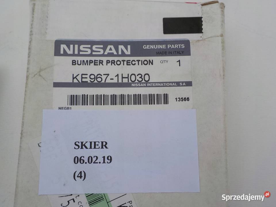 LISTWA OCHRONNA CHROM ZDERZAK TYŁ NISSAN MICRA Nowy Tomyśl