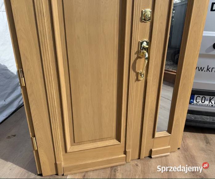 DRZWI DOSTĘPNE RĘKI 141x215 KLAMKA SCHLAGE Drzwi zewnętrzne Morąg