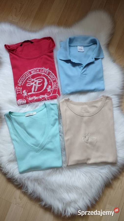 Koszulka tshirt damski S zestaw Odzież damska