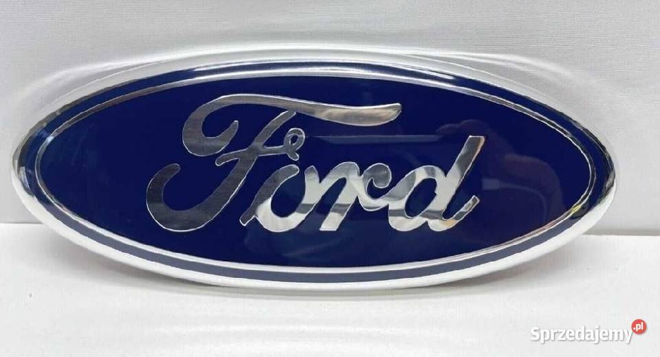 NOWY znaczek emblemat Ford 175x75mm niebieski Zgorzelec
