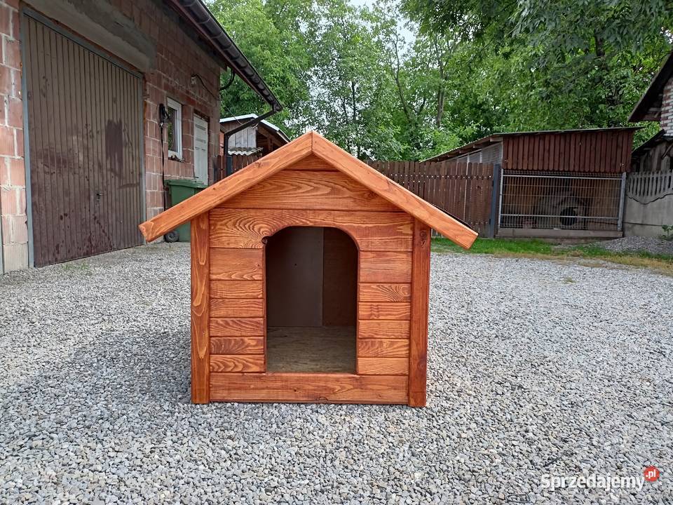 Buda ocieplana dużego psa owczarek berneński Leżajsk