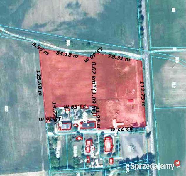 Grunt działka imwestycyjna Stacja Paliw od 2000m2- 1,88 HA
