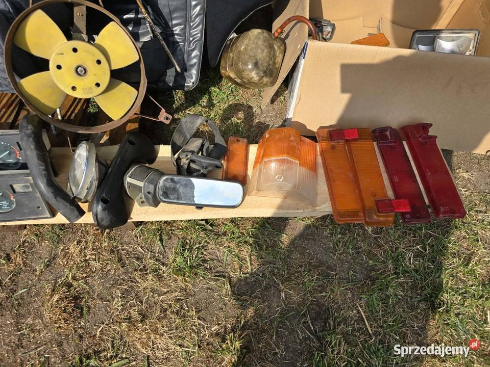 Fiat 125p duży zestaw części komplet szyby Pozostałe Biała Piska sprzedam
