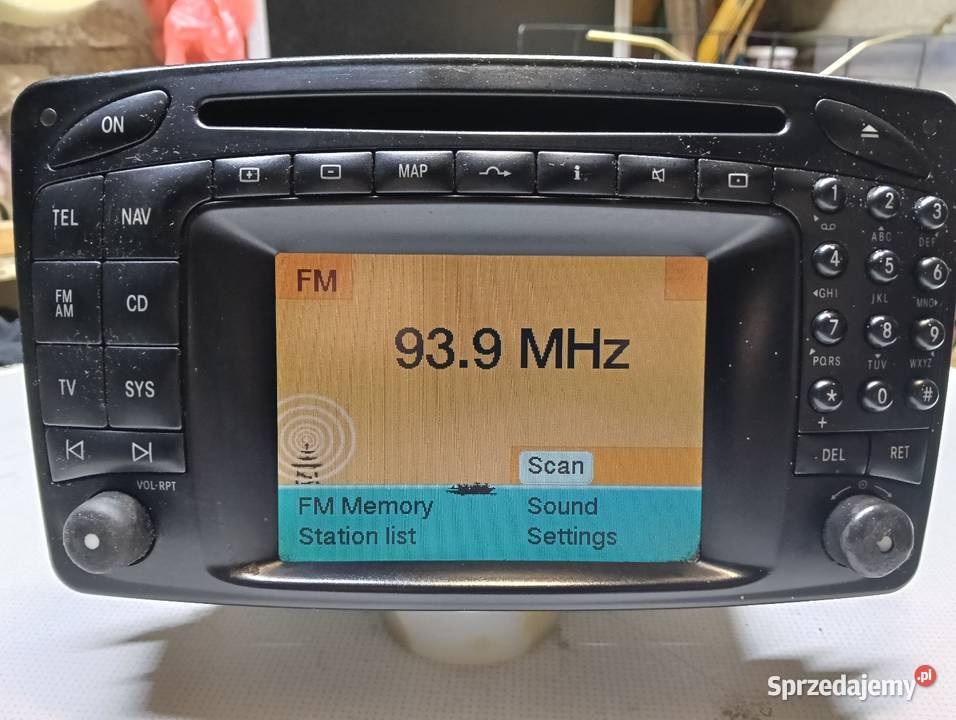 Mercedes w203 w209 radio nawigacja CD Drążdżewo Nowe