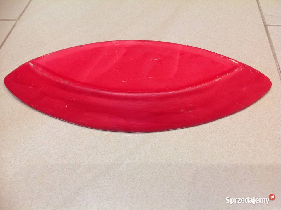 Patera Ceramiczna Czerwona Nowa Sól