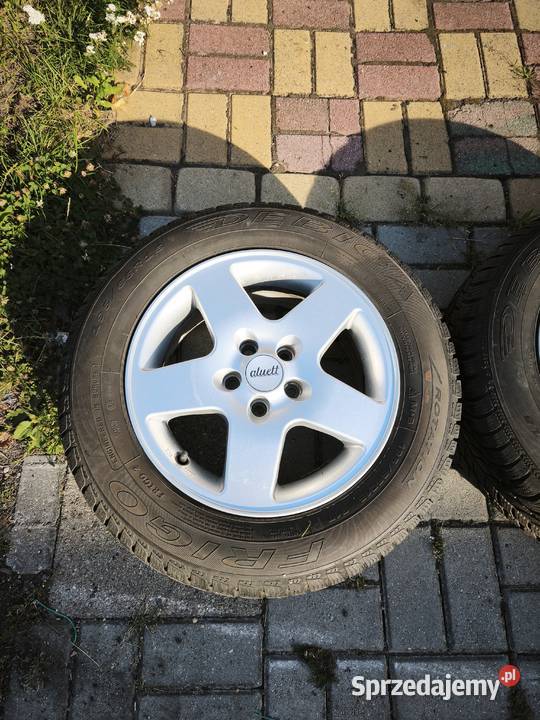 Felgi Aluett 5x100 oryginalne 15 opony zimowe