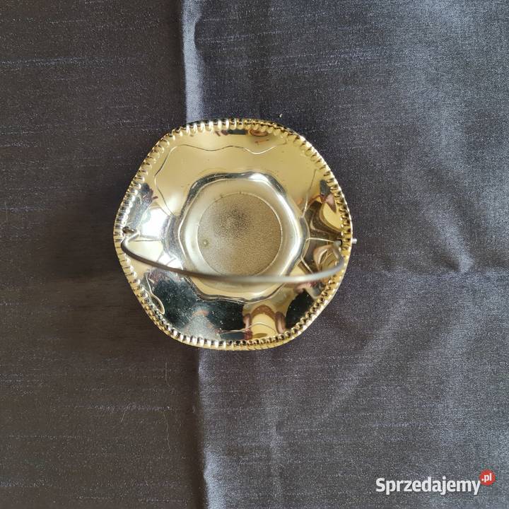 Mały koszyczek dekoracyjny metal Pozostałe sprzedam