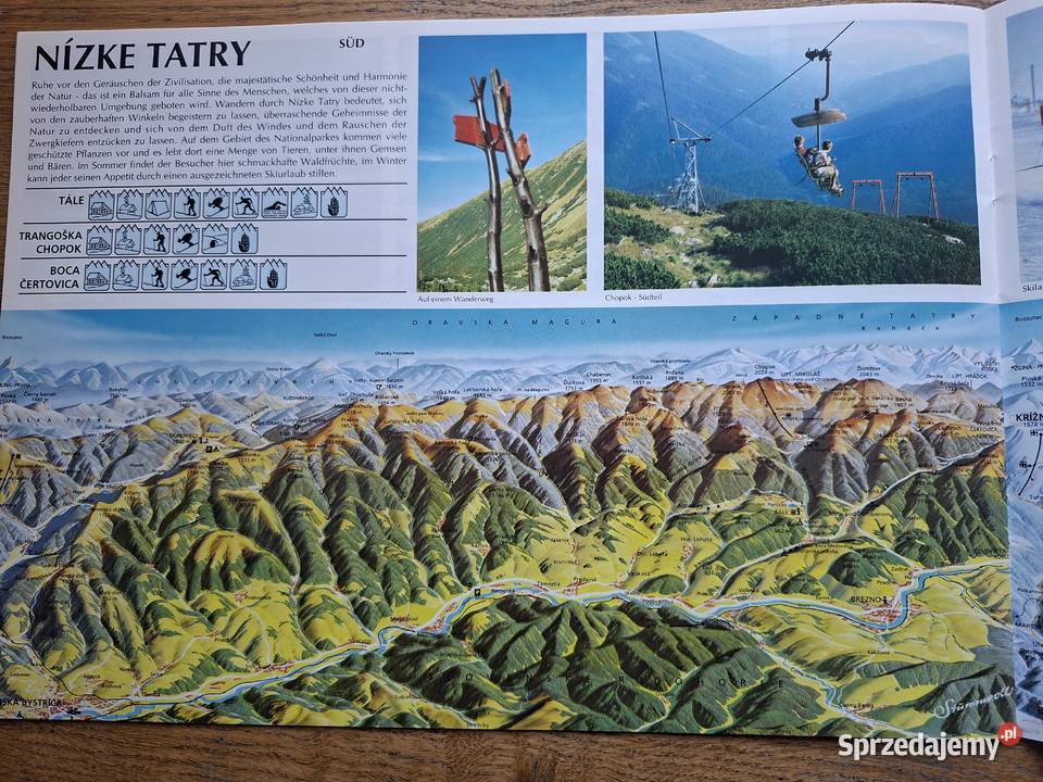 Slowakische Berge Słowackie góry j niemiecki miękka