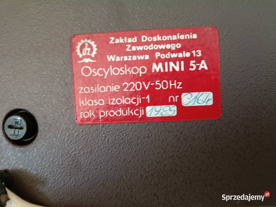 Oscyloskop mini 5A ZDZ WARSZAWA