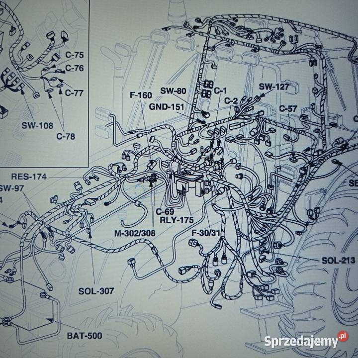 Instrukcja Serwisowa Napraw HOLLAND Seria T 5000 motoryzacja, transport Kamień Pomorski sprzedam