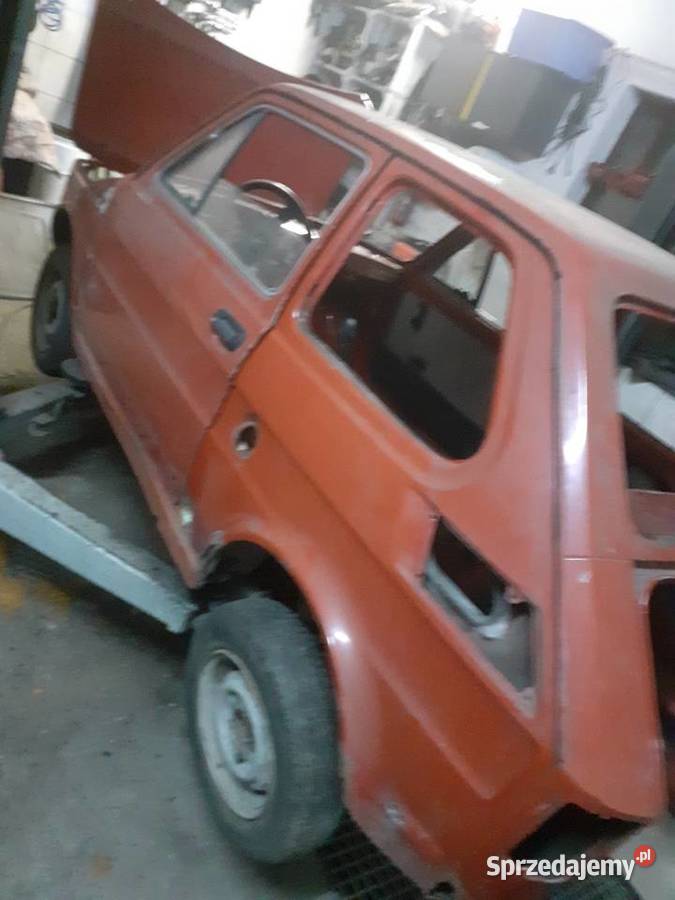 Fiat 126p maluch zarejestrowany zamiana wsk czerwony Konin sprzedam