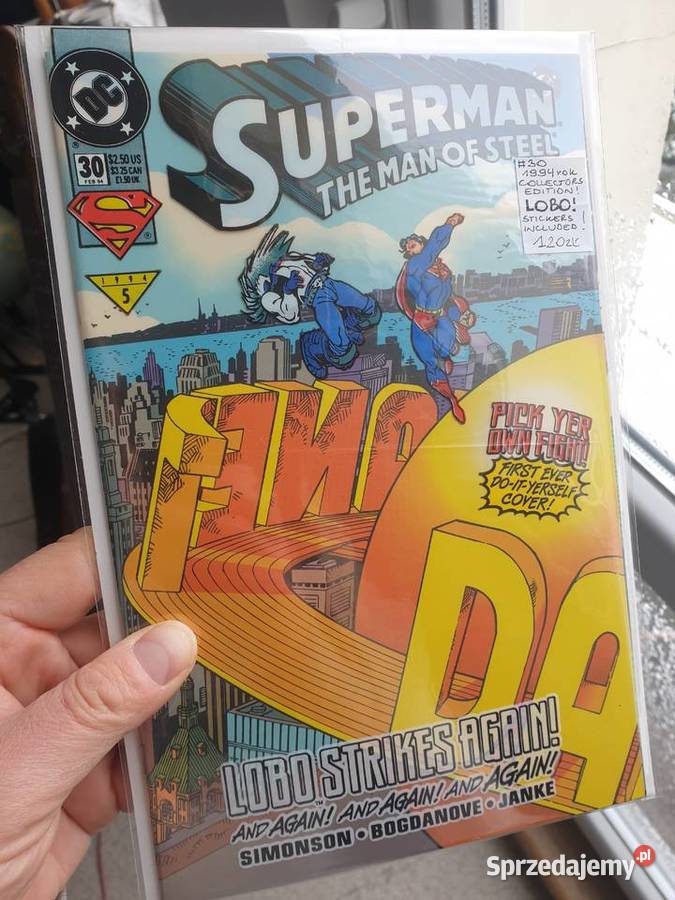 Superman The Man Of Steel Lobo Strikes Again pomorskie Gdynia