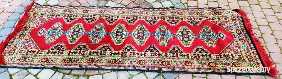 Dywan 83cmx240 PRL Łódź argopolana Malbork