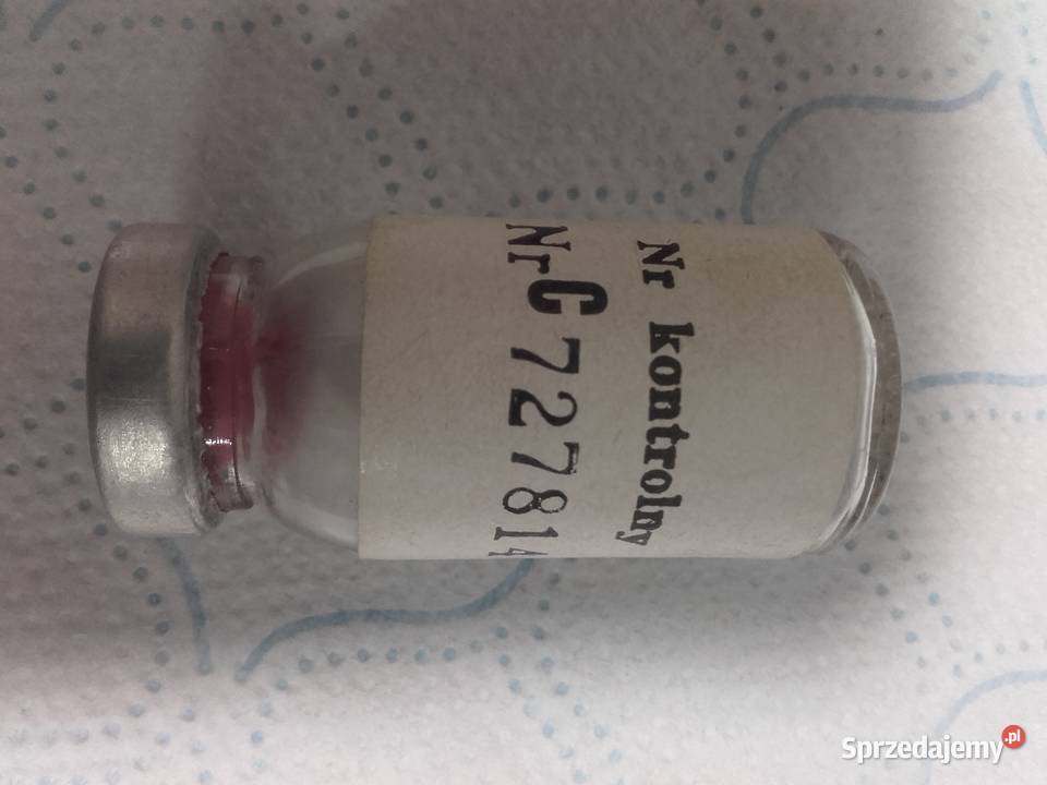 PRL milicja fiolka Pozostałe Kraśnik