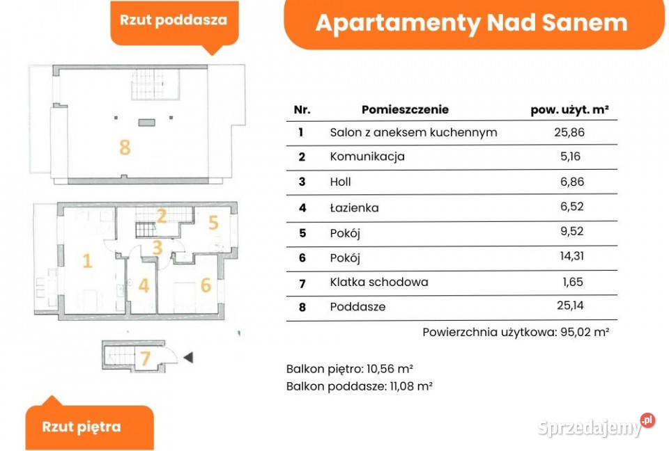 Mieszkanie 102m2 4pokojowe Lesko