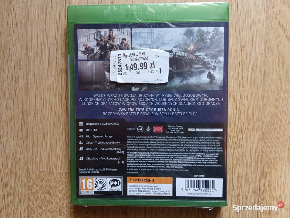 Battlefield V BF 5 na XBox One XBox Series X w Gdańsk