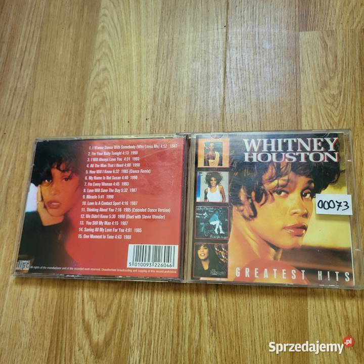 19 Whitney Houston na płytach CD Bydgoszcz sprzedam