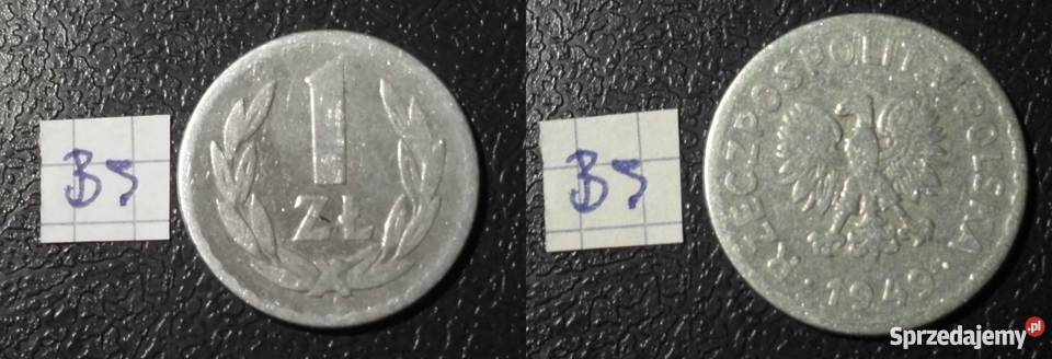 1 złoty 1949 2 sztuki Kraków sprzedam