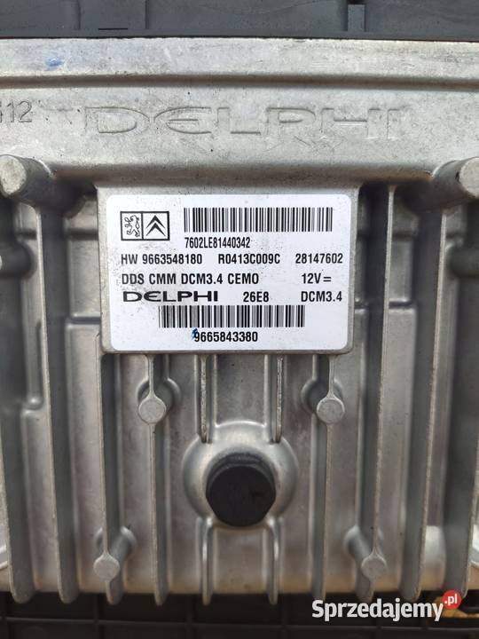 KOMPUTER STEROWNIK CITROEN PEUGEOT 20 9663548180 Gliwice