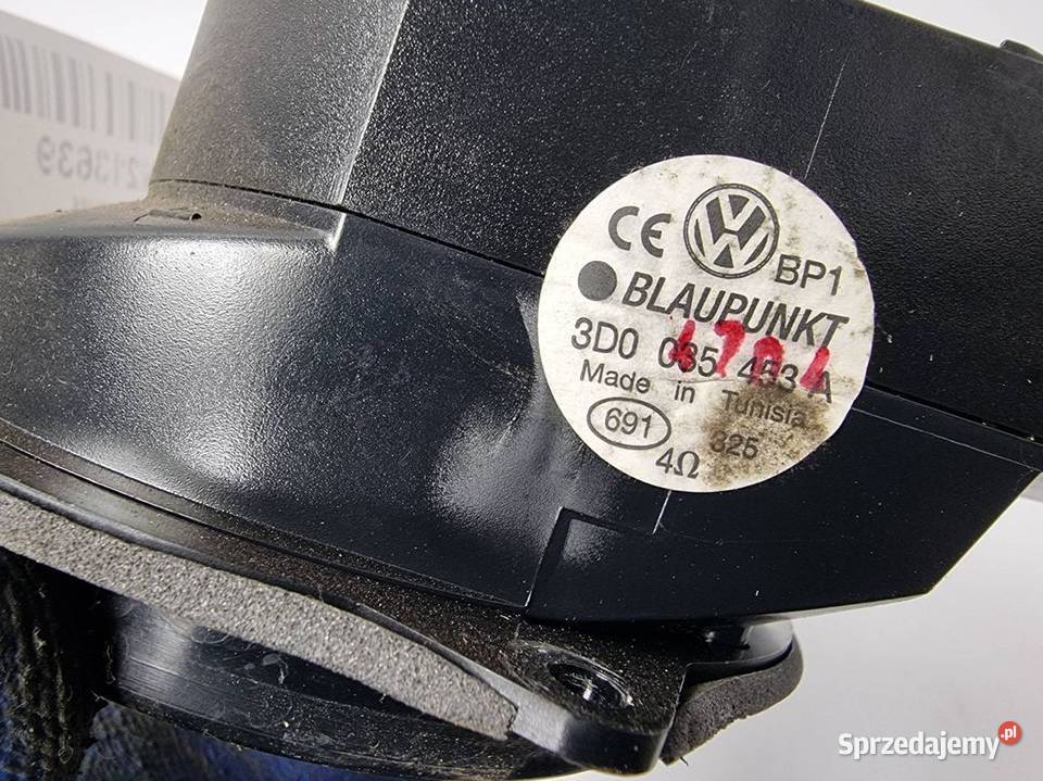 GŁOŚNIK VOLKSWAGEN PHAETON 3D0035453A Części samochodowe