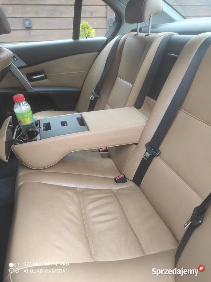 Zadbane BMW E 60Przed Lift2007CzarnySkóry Seria 5 kujawsko-pomorskie Inowrocław sprzedam