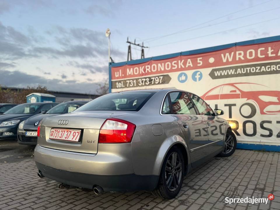 Audi A4B6 18T LPG S Line Alufelgi HAK Grzane benzyna+LPG Wrocław