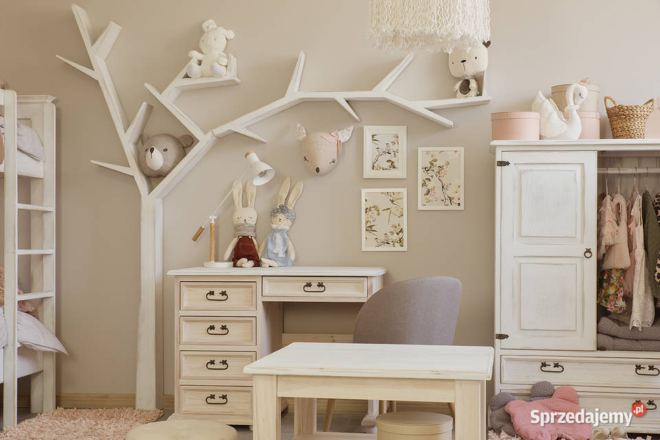 Drewniana półka w kształcie drzewka COS 17 Maków Podhalański