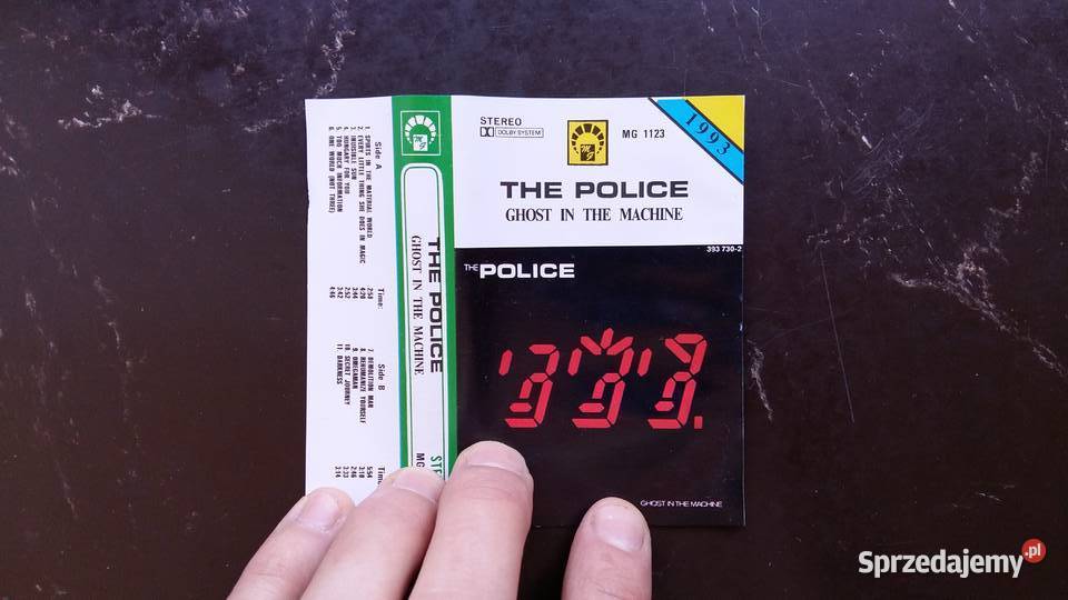 Kaseta The Police Ghost in the Machine podlaskie Siemiatycze