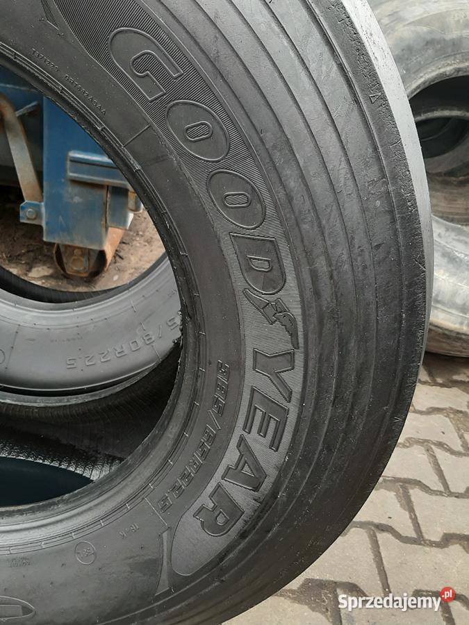 Opona używana ciężarowa 38565R225 GOODYEAR K 500 22.5cale podlaskie sprzedam