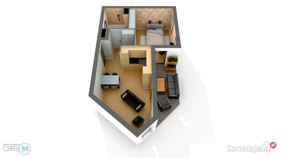 Mieszkanie 4611m2 2 pokoje Kielce świętokrzyskie