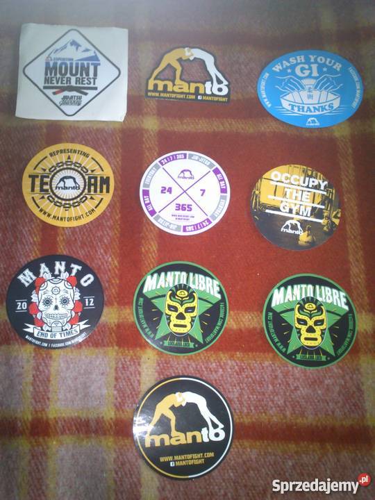 MANTO zestaw naklejek Łódź