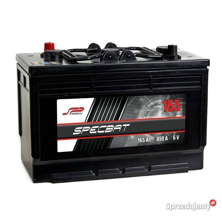 Akumulator SPECBAT AGRO 6V 165Ah 850A EN LEWY ciężarowe łódzkie Pabianice