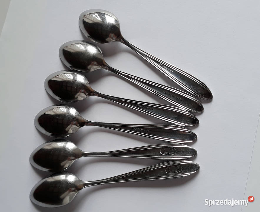Łyżeczki do herbaty BAKELIT Gerlach sztućce PRL