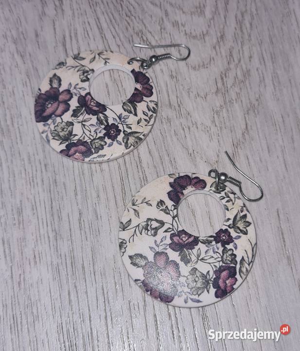 Kolczyki damskie kwiaty Łódź