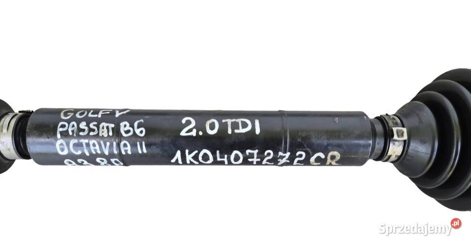 MANUAL PÓŁOŚ PRZÓD PRAWA 20 TDI GOLF V PASSAT B6 świętokrzyskie