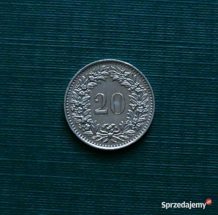 SZWAJCARIA 20 rappenów 1977r Gliwice