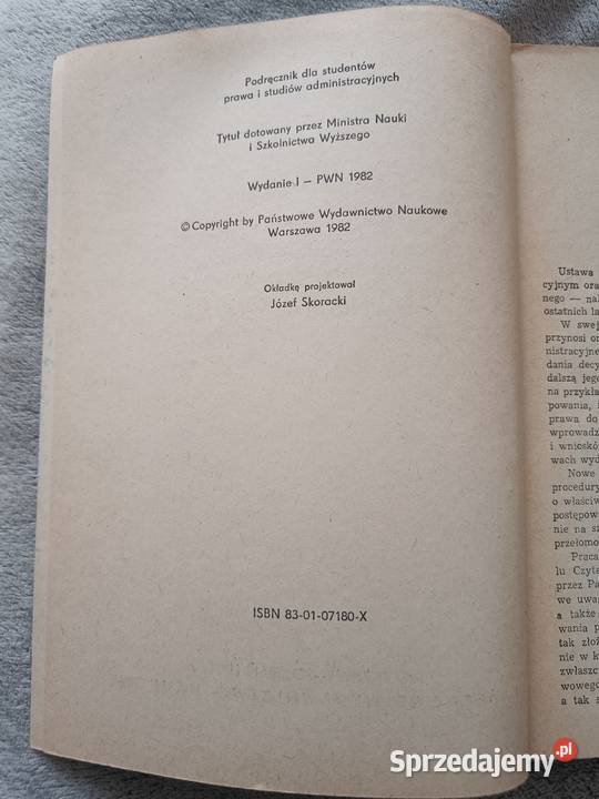 Post Administracyjne i Przed Sądem Adm Zbigniew Łódź
