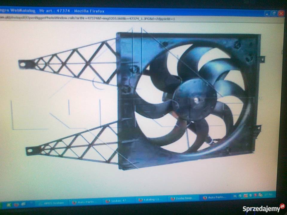 WENTYLATOR CHŁODNICY NOWY NRF 47374 Pruszków