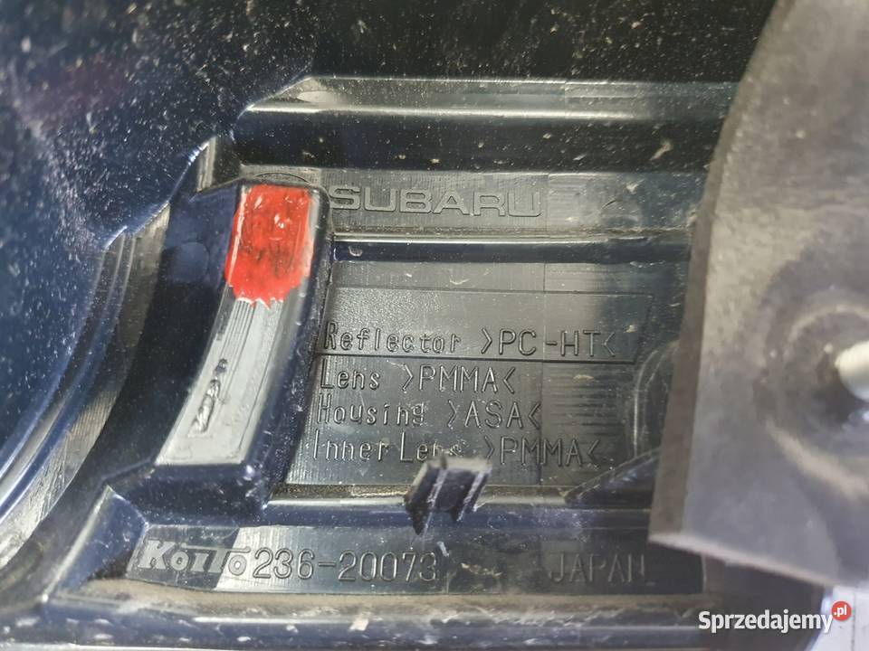 Subaru Legacy V kombi TYLNA LAMPA LEWA lewy tył Rudka