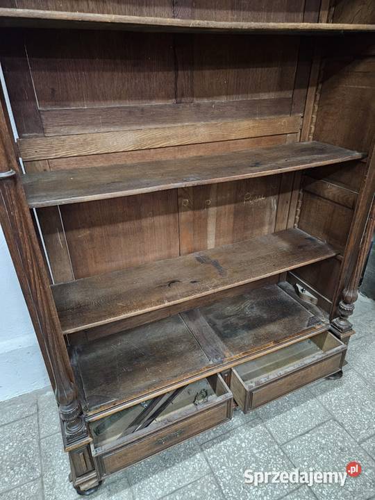 Regał neorenesansowy biblioteczka