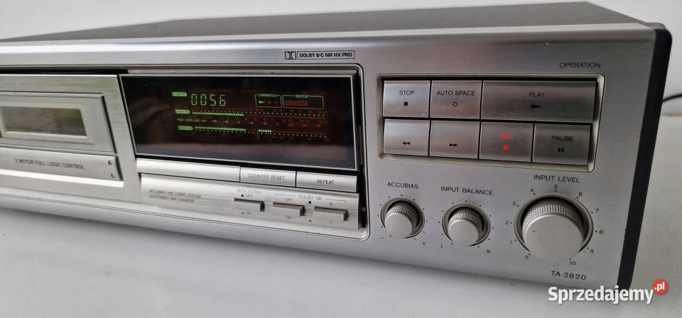 Magnetofon cassette deck ONKYO TA2820 Międzychód sprzedam
