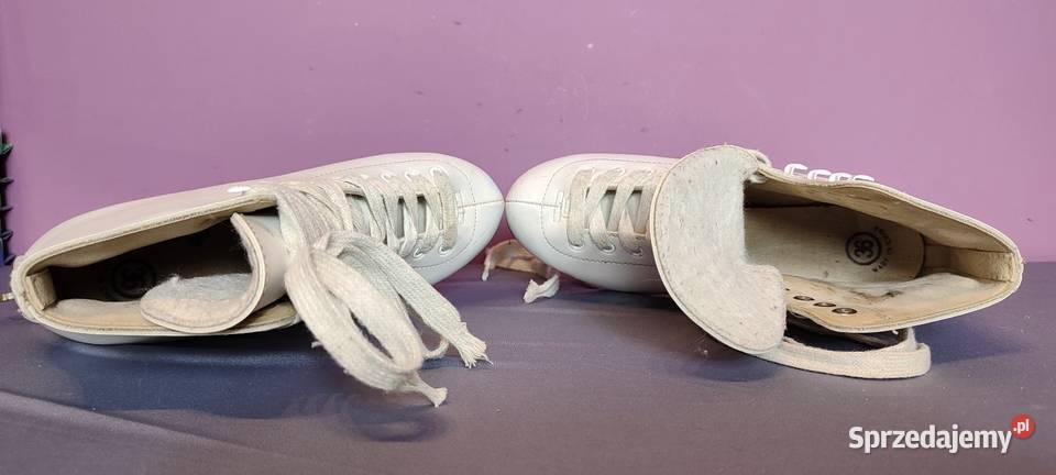Łyżwy figurowe białe rozmiar 36 wkładka 232 25 małopolskie sprzedam